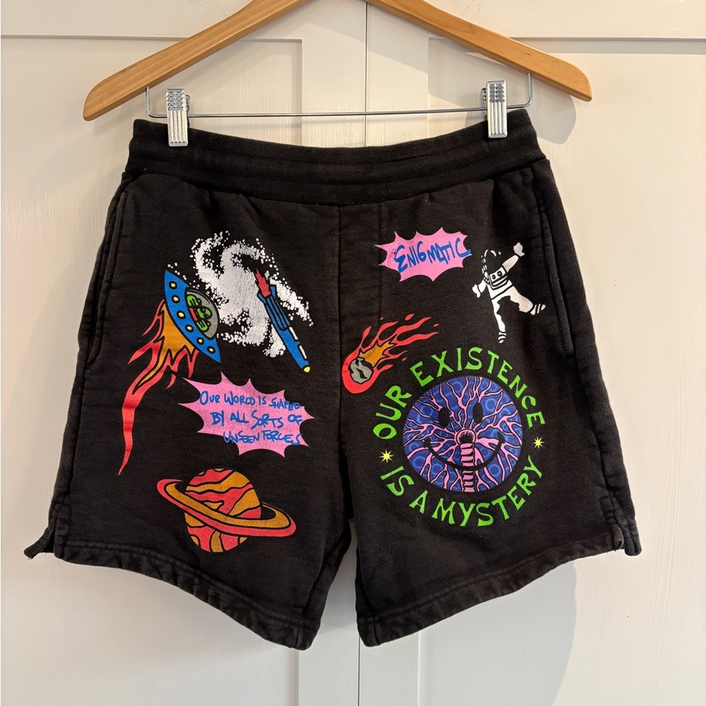 Chinatown Market heavyweight black shorts